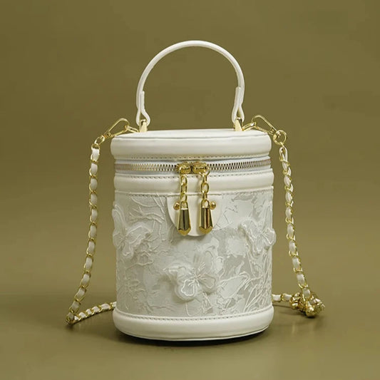 The Butterfly Patterned Bucket Bag